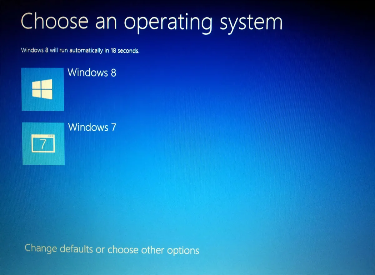 Windows 8 boot menu