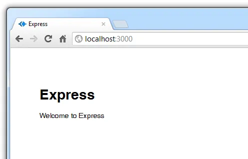 Express App through local hosting