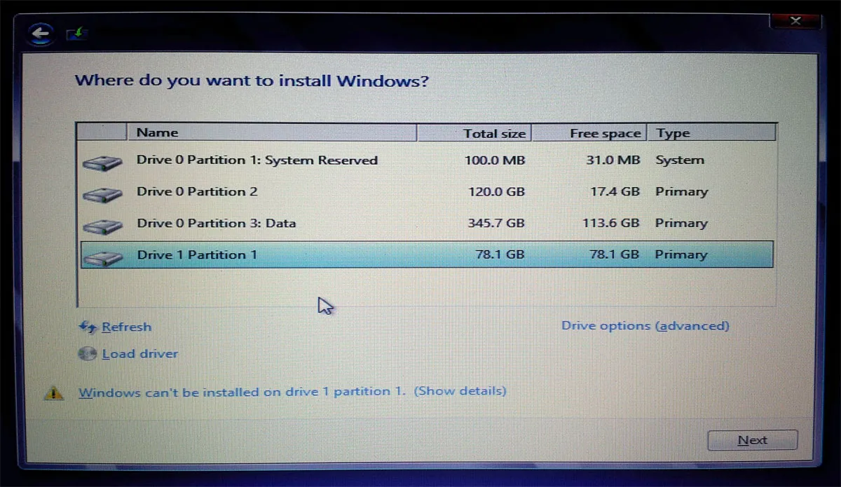 Installation devices with VHD attached
